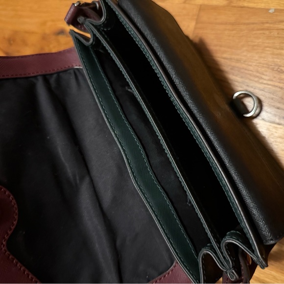 Rebecca Minkoff Hudson Crossbody Bag in Oxblood/Wine Saffiano Leather - Picture 3 of 3